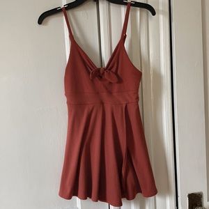Epic Threads Coral Wrap Romper (fits like adult S)